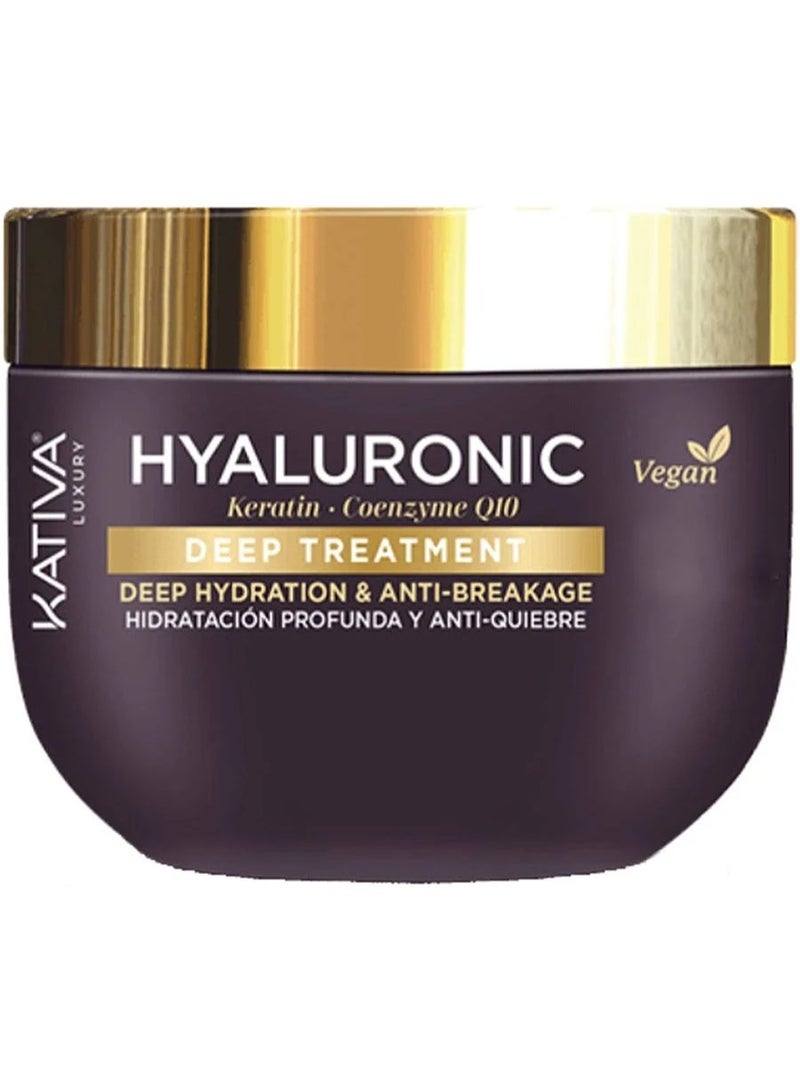 Kativa Luxury Hyaluronic Keratin Coenzyme Q10 Deep Treatment 300ml - Image 1