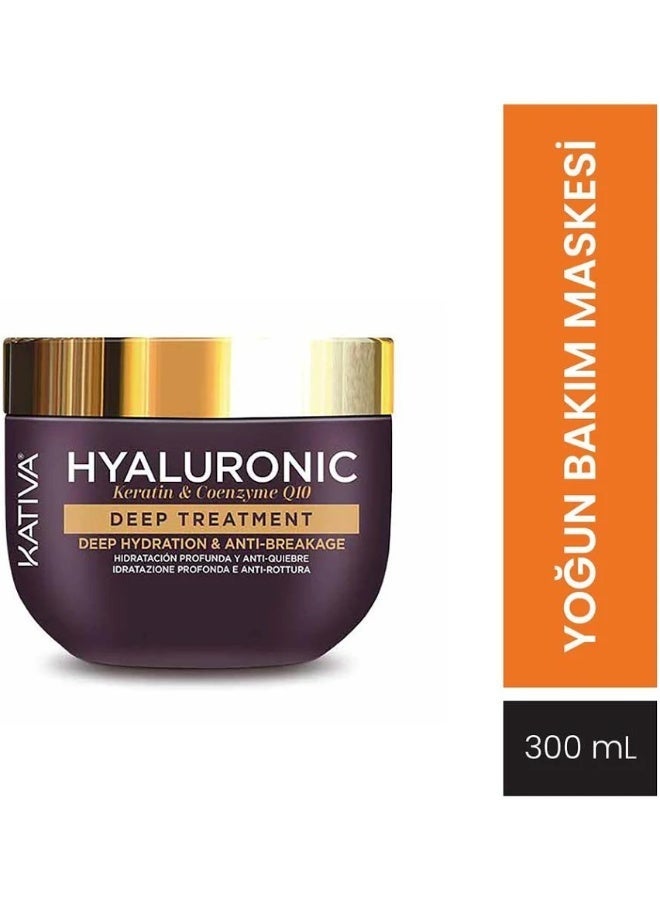 Kativa Luxury Hyaluronic Keratin Coenzyme Q10 Deep Treatment 300ml - Image 3