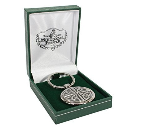 Biddy Murphy Irish Keychain Celtic Knot Stainless Steel & Pewter Made in Ireland - Image 5