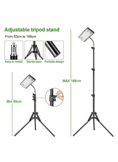 DMG TECH Plant Grow Light with Stand 150W Full Spectrum Plant Lamp LED Standing Floor Grow Lamp Adjustable Tripod Stand  - Image 4