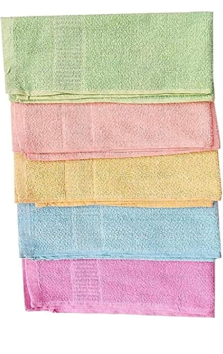 Laser Shield Laser Shield 100% Cotton Hand Towel - 350 GSM, Multicolour Ultra Soft and Super Absorbent (Size 12 X 18 Inches Set of 6 creap)  - Image 3