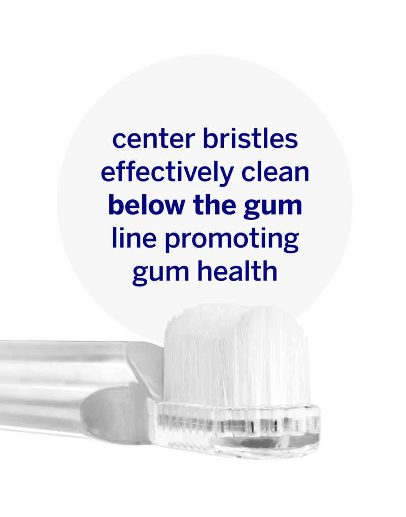 Supersmile New Generation Toothbrush w/Patented 45Â° Soft Nylon Bristles - Whitening Tooth Brush w/Ergonomic Handle Guarantees ADA Recommended Brushing Angle for Adults & Children (Clear),1 Count - Image 4