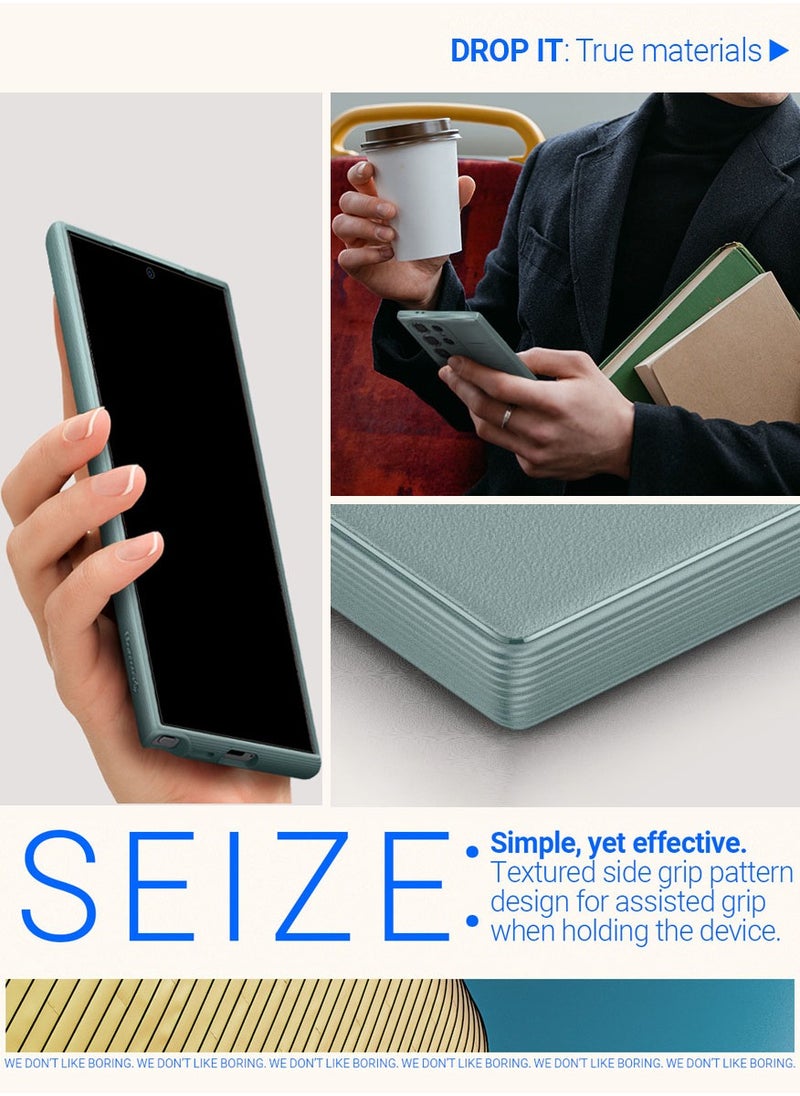 غطاء حماية Parallax لهاتف Samsung Galaxy S24 ULTRA (2024) - أخضر حكيم