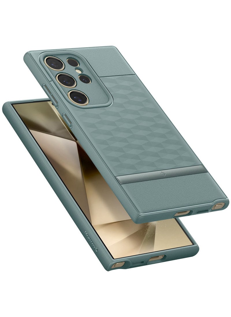 غطاء حماية Parallax لهاتف Samsung Galaxy S24 ULTRA (2024) - أخضر حكيم