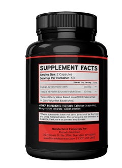 DORADO NUTRITION DORADO NUTRITION Fadogia Agrestis 600mg 120 Capsules  - Image 2