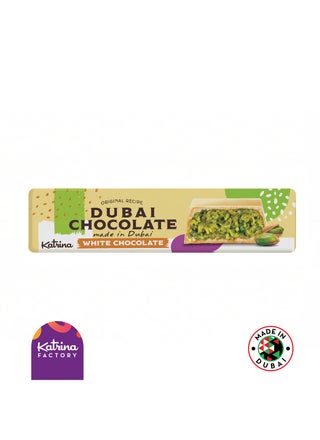 Pistachio Kunafa White Dubai Chocolate