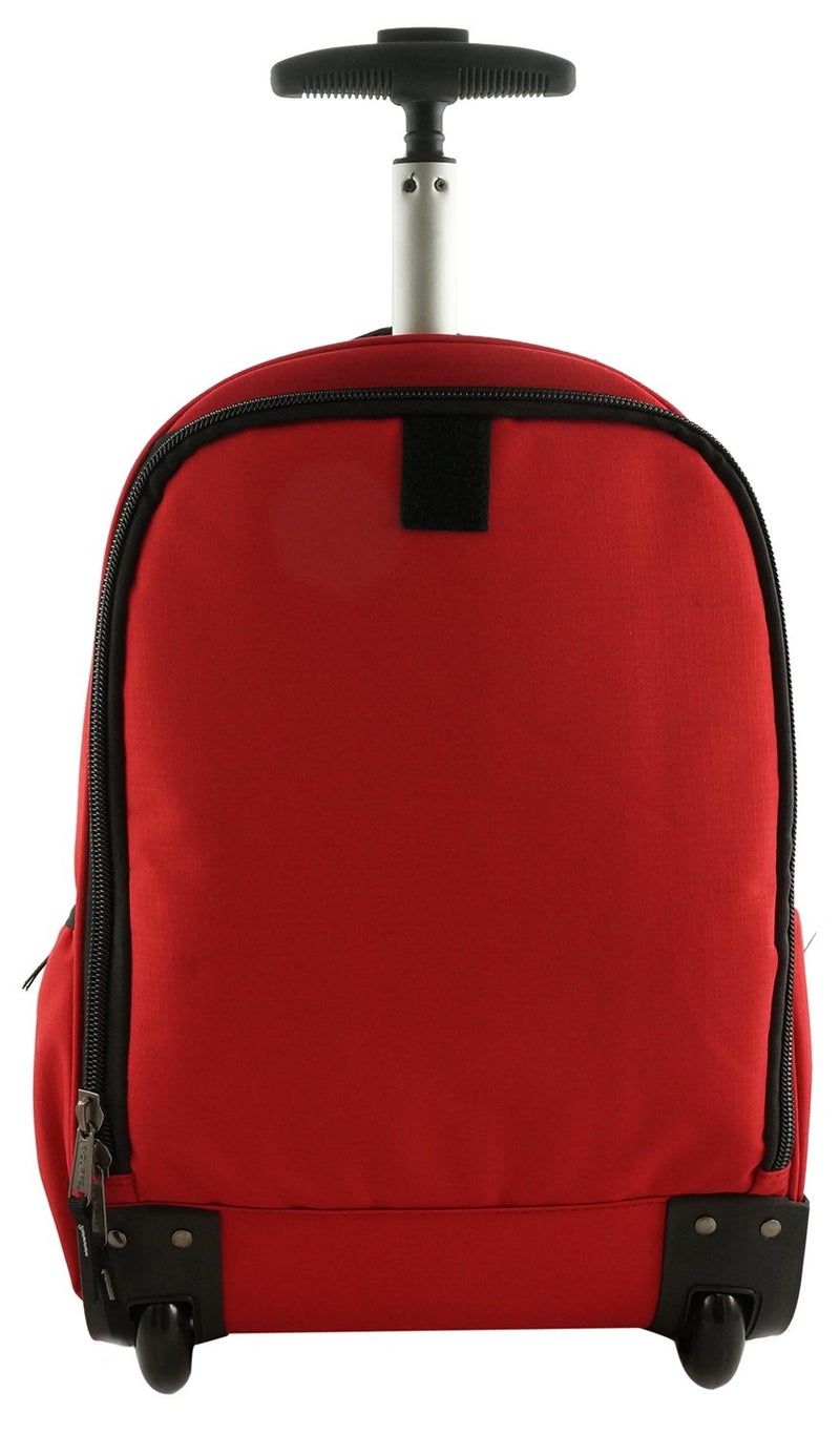 K-Cliffs Heavy Duty Rolling Backpack School Bookbag with Wheels Deluxe Wheeled Daypackâ€¦ - Image 3