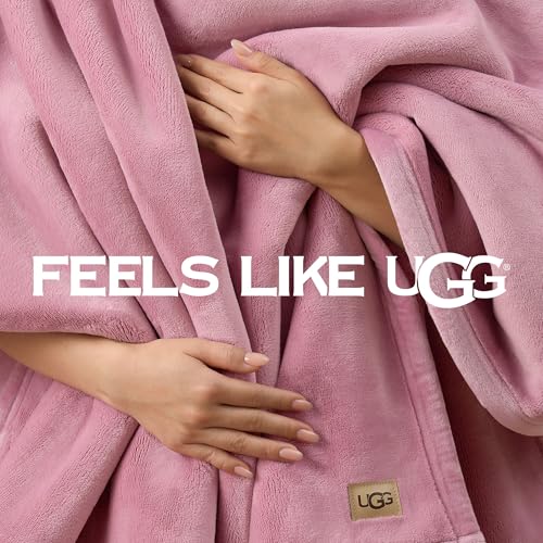 UGG Coco Plush Fleece Throw Blanket – Soft & Cozy Blanket for Couch, Bed & Sofa, Perfect for Home Decor, House Warming Gifts or Luxurious Birthday Gifts for Women, 50" x 70", Pink Dusty Orchid - Image 5