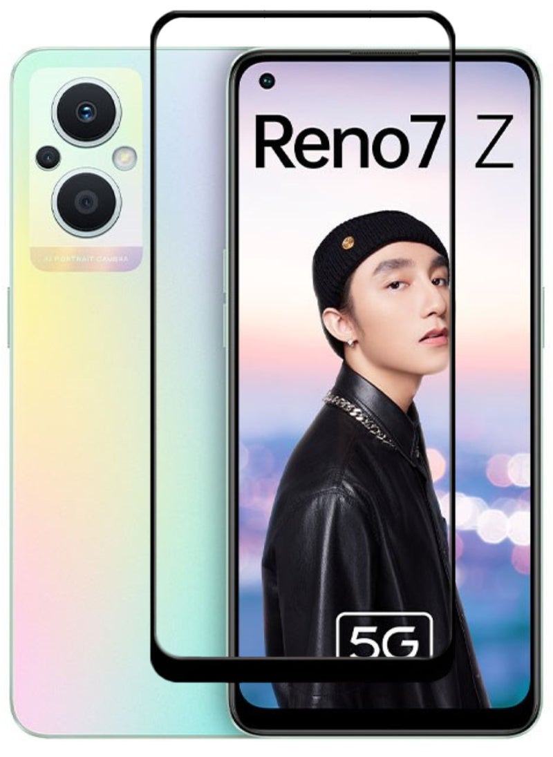 ACLIX Antistatic ESD Dustproof Premium Quality High Definition Tempered Glass Screen Protector Designed For Oppo Reno7 Z 5G - Image 1