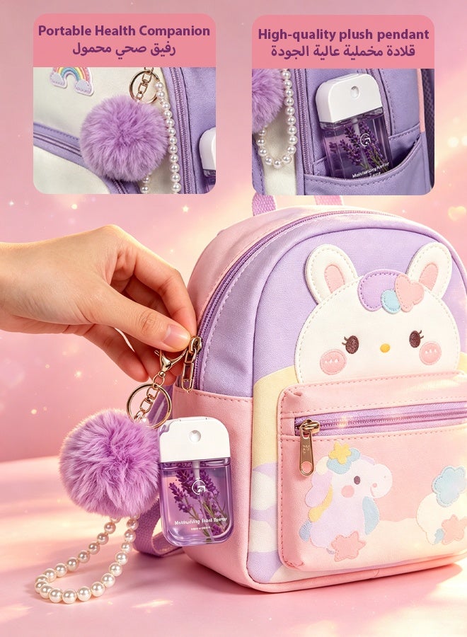 SOOO GOOD 53ml Hand Sanitizer Spray with Cute Plush Pendant, Travel Size Leak-Proof Disinfectant Mist for Hand and Desk Cleaning, School, Camping, Ideal Gifts for Everyone - Image 3
