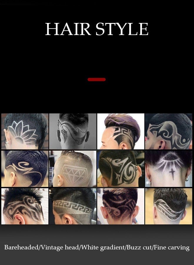 DUNISO Smart Hair Clippers Electric with 3 Kinds of Positioning Combs Turbo Motor Hair Cutting Kit Pro Mens Clippers, Cordless Rechargeable Hair Trimmer Set Professional Barbers Grooming Kit - Image 4