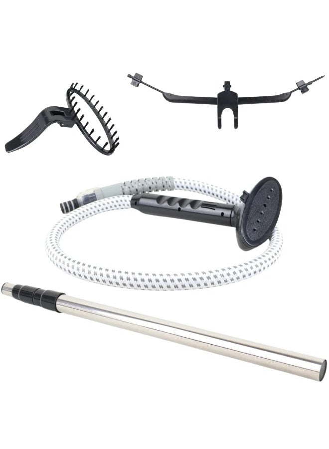 RAF Professional Vertical Garment Steamer for Home Use, Featuring Strong Steam Output, Adjustable Height Pole, Fabric Safe Nozzle, Quick Wrinkle Release, Large Water Reservoir, Ideal for Shirts, Curtains, Coats, and Delicate Clothing - Image 3