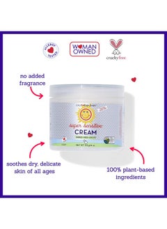 California Baby Super Sensitive Cream (Unscented) Plantbased Allergy Friendly No Added Fragrance Baby Sensitive Cream & Moisturizer For Dry Very Sensitive Skin 4Oz.  - Image 3