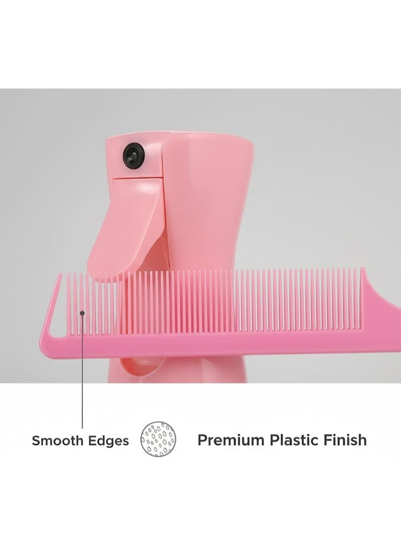 Hair Styling Combs Set of 6 with Spray Bottle, Edge Control Brush, Mouse Tail Comb, Teasing Brush and Hair Braids Accessories for Women - Image 3