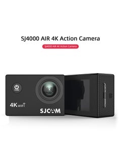 أس جي كام كاميرا أكشن SJCAM SJ4000AIR 4K HD شاشة IPS مقاس 2 بوصة 16 ميجابكسل زاوية واسعة 170 درجة 30 مترًا مقاومة للماء تدعم WiFi محولات حافظة مقاومة للماء  - Image 2