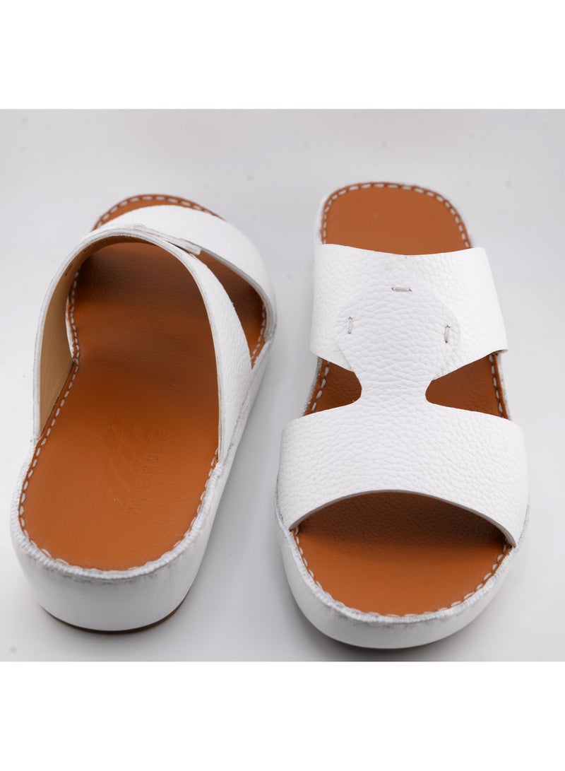 النهام صندل عربي رجالي مصنوع يدويًا من الجلد - نعال تقليدي فاخر بجودة عالية - Image 1