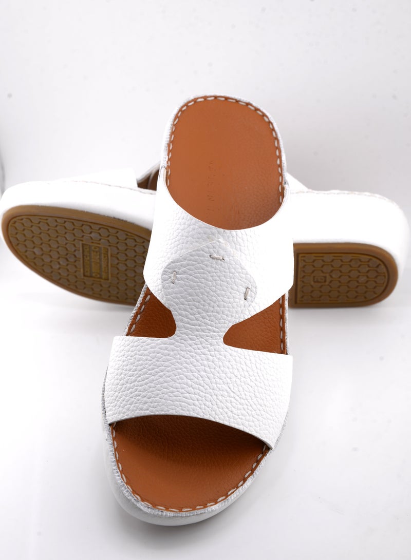 النهام صندل عربي رجالي مصنوع يدويًا من الجلد - نعال تقليدي فاخر بجودة عالية - Image 5