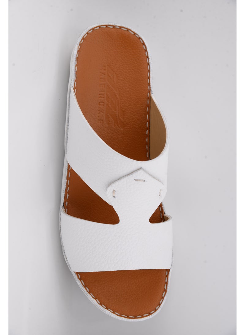 النهام صندل عربي رجالي مصنوع يدويًا من الجلد - نعال تقليدي فاخر بجودة عالية - Image 4