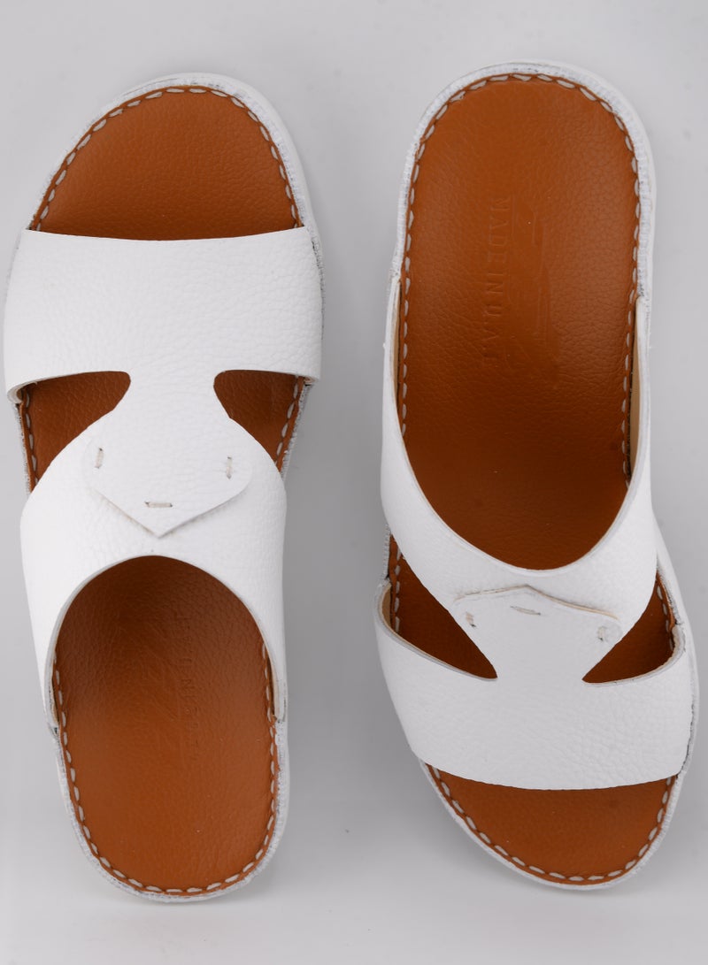 النهام صندل عربي رجالي مصنوع يدويًا من الجلد - نعال تقليدي فاخر بجودة عالية - Image 3