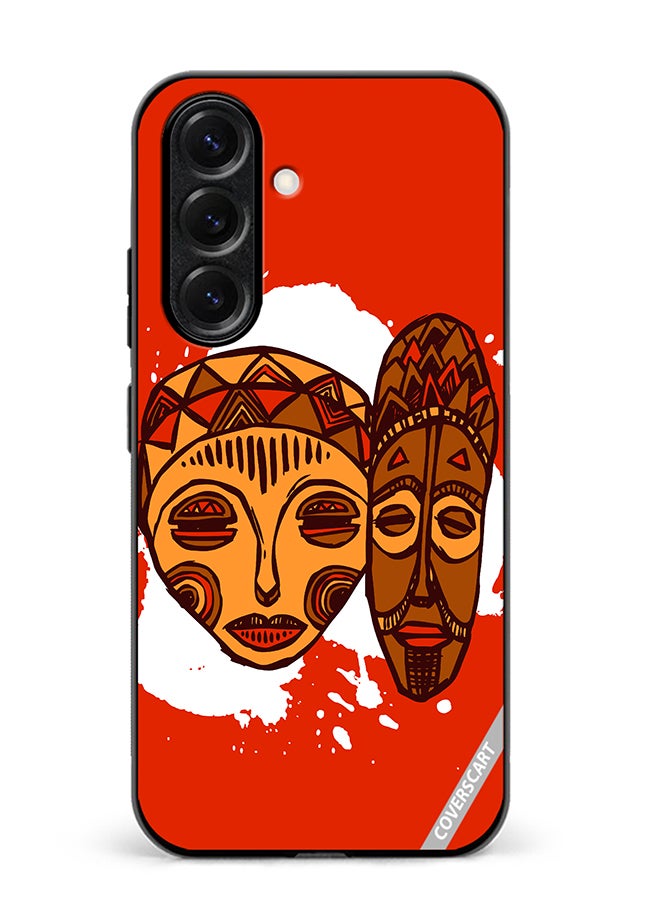 VR CREATIVE Protective Case Cover For Samsung Galaxy A56 African Masks Design Multicolour