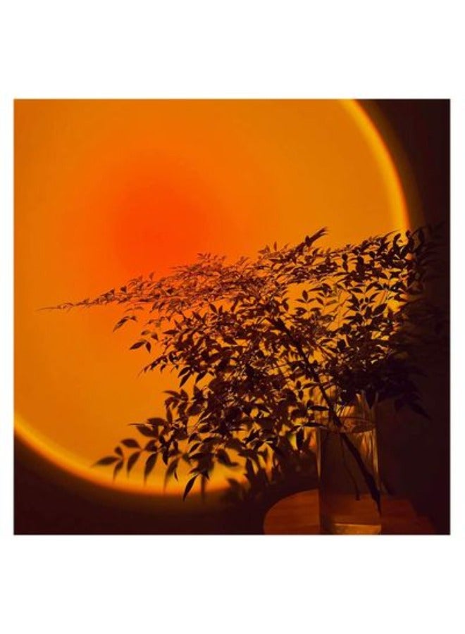 Sunset Projection Lamp,180 Degree Rotation Rainbow Projection Lamp USB Charging Lighting, Romantic Sunset Lamp for Self-Media Light, Romantic Family Atmosphere Light for Adults, Couples, Bedroom - Image 5