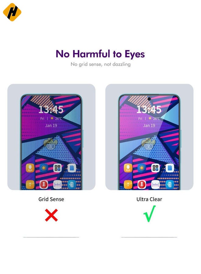 HuHa Screen Protector For Honor 400 Global ENKAY Hat-Prince 28 Degree Anti-peeping Privacy Silk Print Tempered Glass Film - Image 4