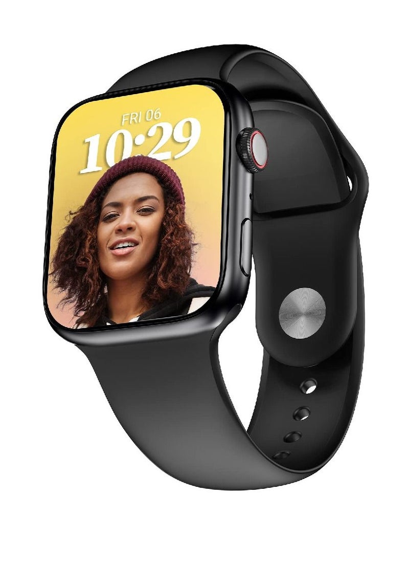 Zoom Plus - Bluetooth Calling Full Touch Display Multi-Function Smartwatch For Men & Women Black - Image 1