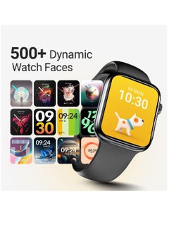 Zoom Plus Bluetooth Calling Full Touch Display Multi-Function Smartwatch For Men & Women Black  - Image 4
