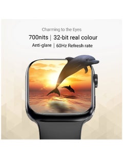 Zoom Plus Bluetooth Calling Full Touch Display Multi-Function Smartwatch For Men & Women Black  - Image 3