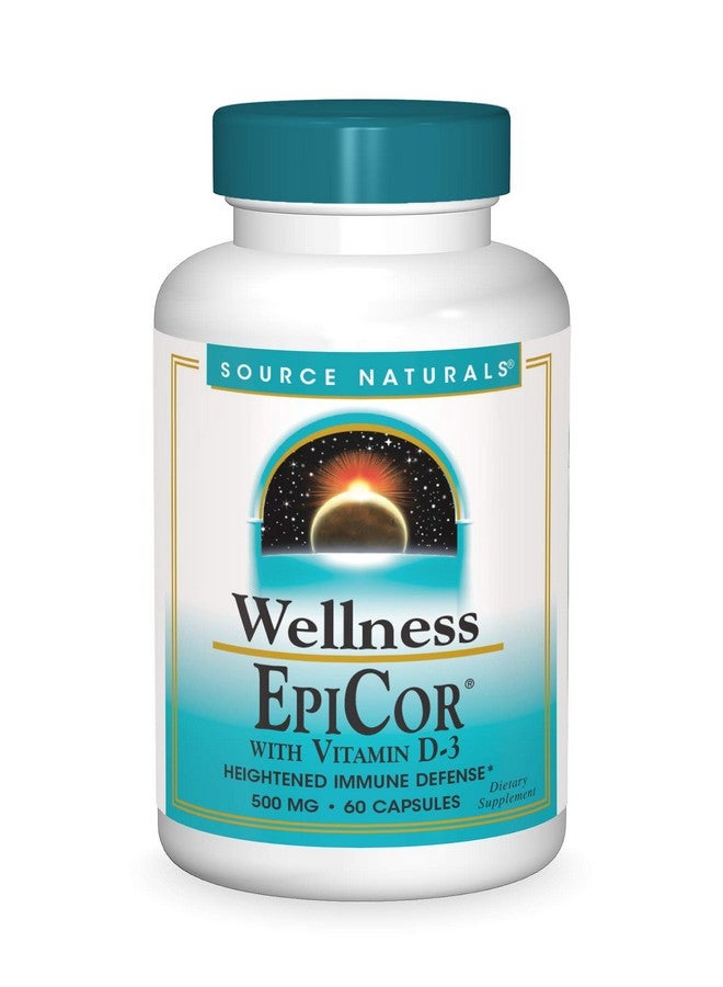 Source Naturals Wellness Epicor With Vitamin D3 For Heightened Immune Defense 60 Capsules - Image 1
