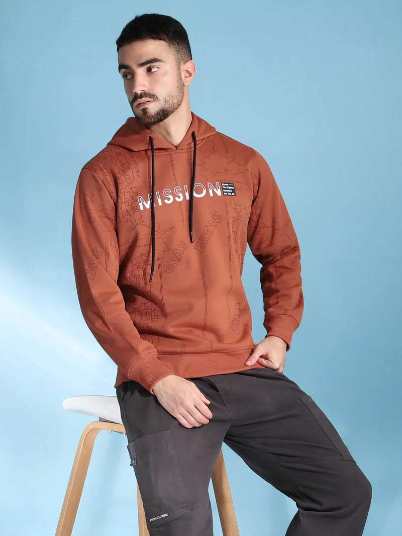 بيونغ هودي بطبعة رسمة الصدفة برتقالي صدئ