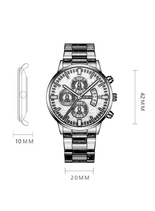 Geneva Men's Fashion Style Quartz Analog Watch - Image 3