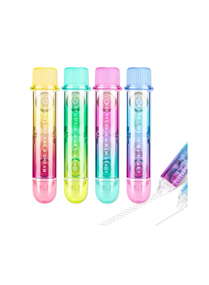 Cute 2 In 1 Correction Tape and Double Sided Adhesive Roller Perfect for School Home and Office Supplies - Image 1