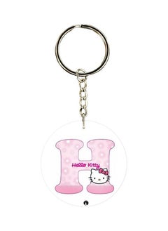 Hello Kitty Letter H Printed Keychain