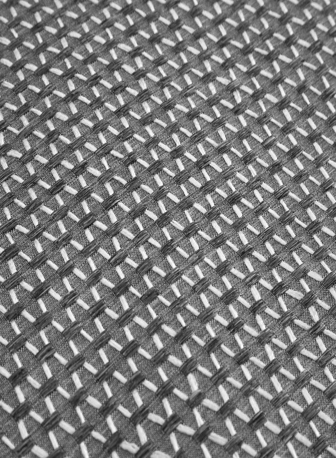 Park Lane Dark Grey 4-Piece Rod Pocket Wave Window Panel Set, 2 Jacquard Panels & 2 Sheer Panels, Elegant Layered Curtains for Living Room or Bedroom,84" - Image 4