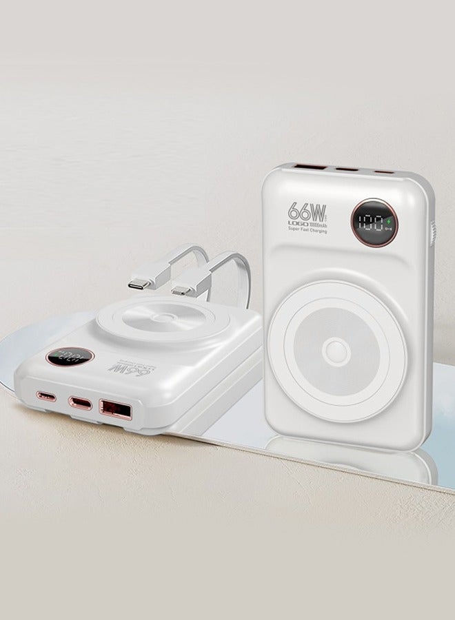 KALIO بنك طاقة شحن سريع 20000 مللي أمبير 66 واط لأجهزة لايتنينغ و Type-C، الهواتف المحمولة، الأجهزة اللوحية / بنفسجي أبيض - Image 2