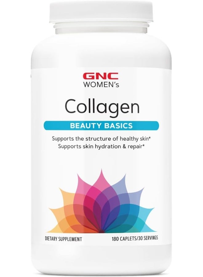GNC Women'S Collagen, 180 Caplets, Supports Healthy Skin And Elasticity - Image 1