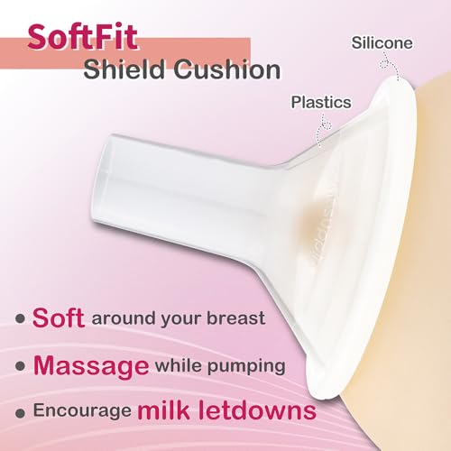 Nenesupply 21mm Soft Flange Compatible with Medela Breast Pump Parts Replace 21mm Flange for Medela Accessories Compatible with Pump in Style Parts Symphony Swing Harmony Pump and Personalfit Flex - Image 4