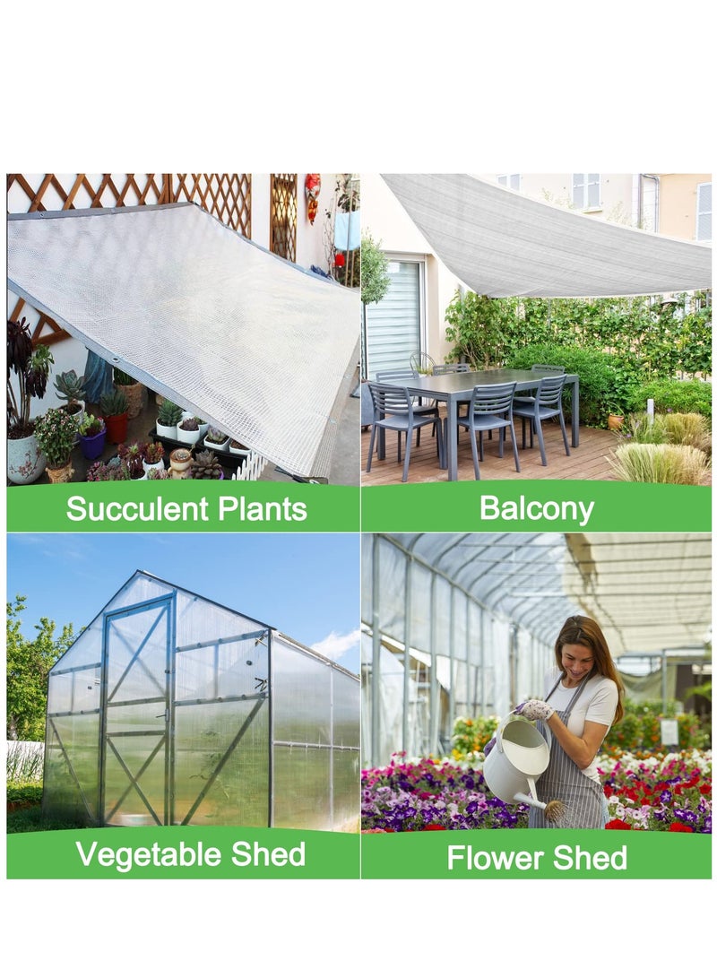 Excefore Glass Clear Tarpaulin Heavy Duty Tarp with Reinforced Eyelets Thick PVC Waterproof Transparent Tarpaulin Premium Quality Cover for Outdoor Camping Sheet - Image 2