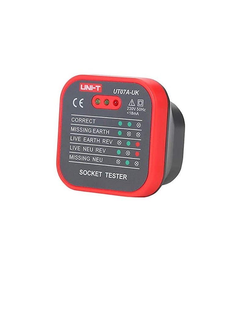 UNI-T UT07A, Socket Tester 230VAC  - Image 3