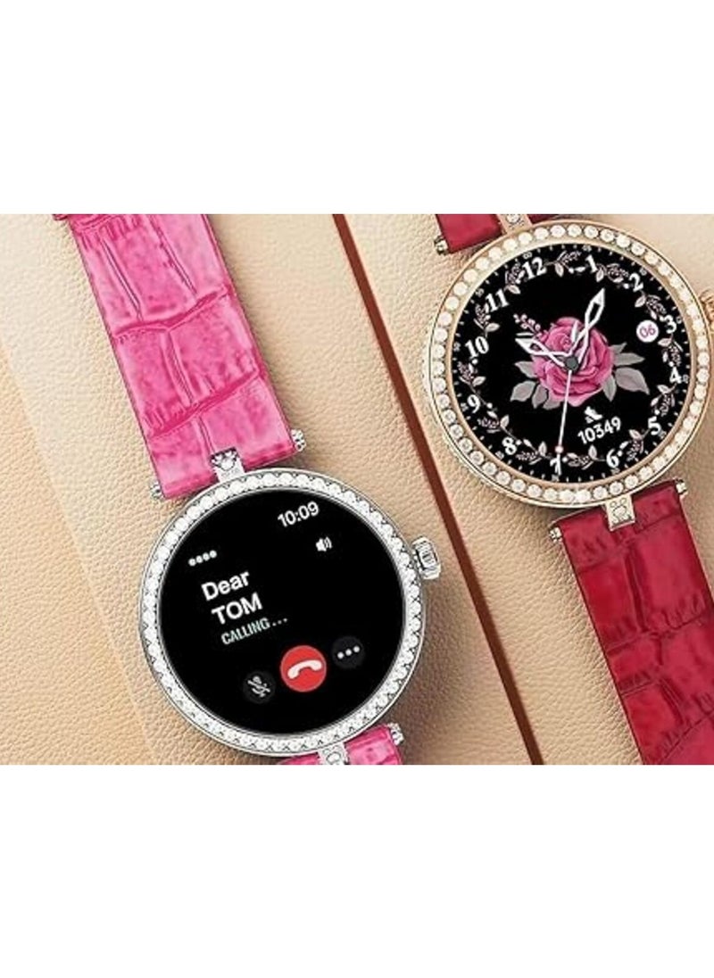 HainoTeko Stylish Smart Watch RW-21 for Girls and Women – Bluetooth Call, Elegant Design, Fitness Tracker, Heart Rate Monitor, Waterproof, Touchscreen, Compatible with iOS & Android - Image 1