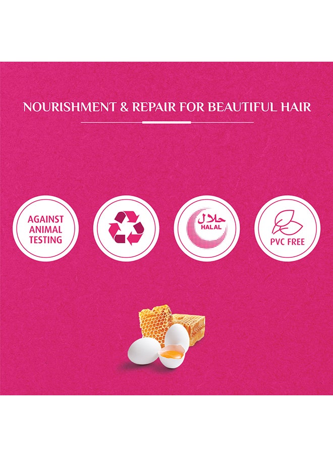 Vatika Naturals Vatika Naturals Repair & Restore Shampoo & Conditioner  400 ml x 2 | Enriched with Honey & Egg | For Damaged Hair with Split Ends  - Image 4