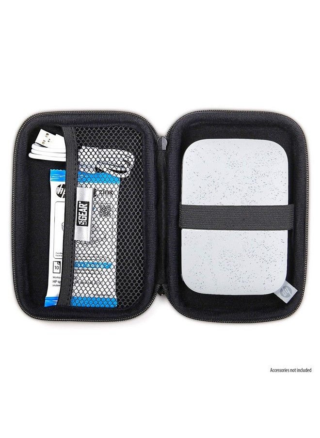 USA Gear Hard Shell Portable Printer Case With Scratchresistant Interior Security Strap And Wrist Strap Compatible With Hp Sprocket Fujifilm Instax Mini 11 Canon Ivy Kodak & More Galaxy  - Image 3