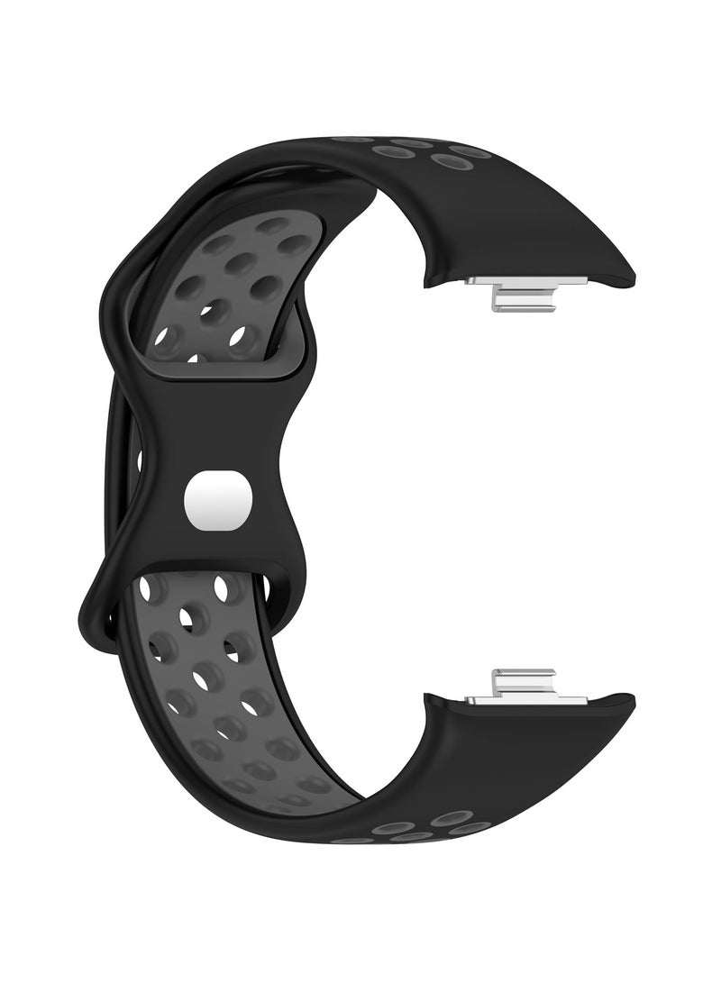 Compatible with Redmi Watch 4/Xiaomi Smart Band 8 Pro Bands Soft And Durable Band Smart Watch Accessories (Black) - Image 1