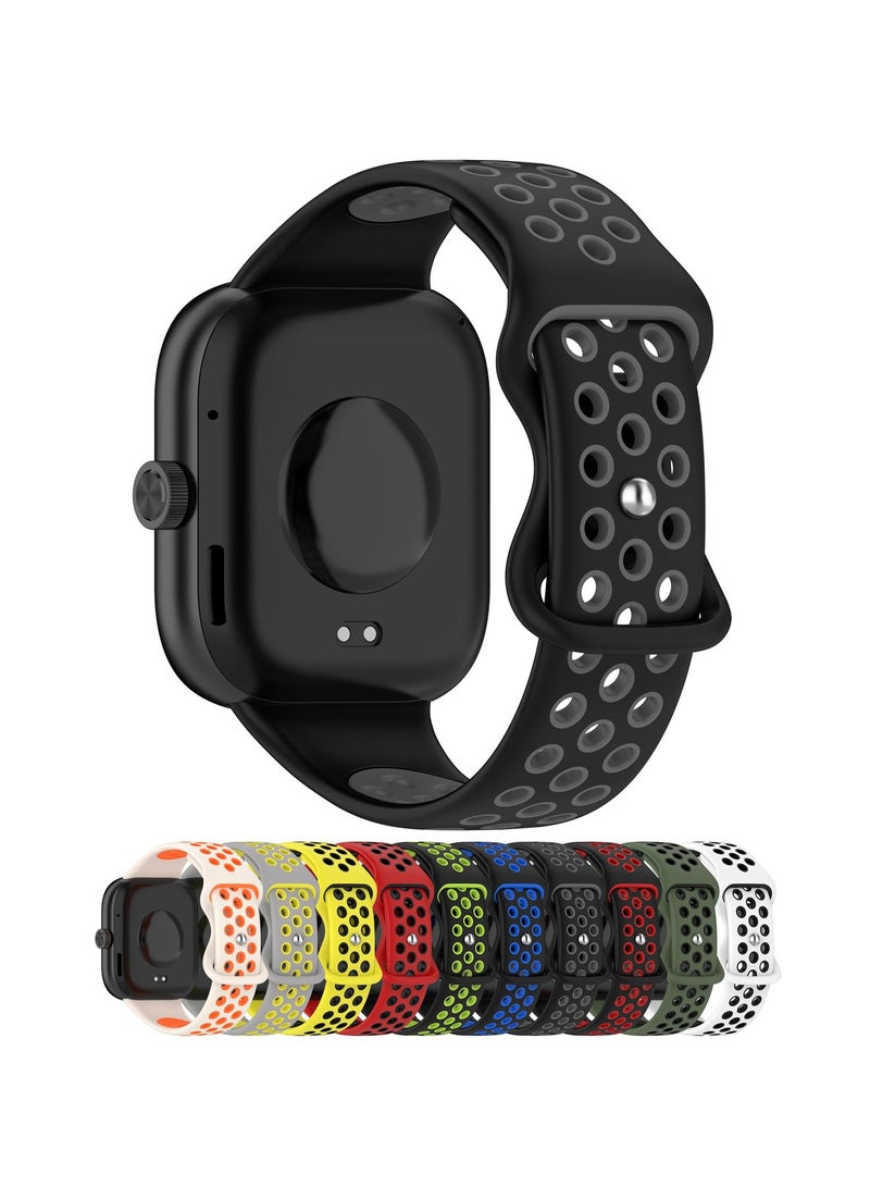 Compatible with Redmi Watch 4/Xiaomi Smart Band 8 Pro Bands Soft And Durable Band Smart Watch Accessories (Black) - Image 2