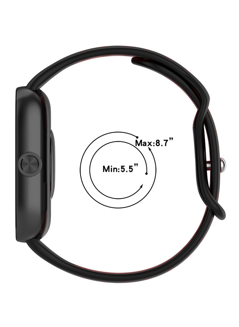 Compatible with Redmi Watch 4/Xiaomi Smart Band 8 Pro Bands Soft And Durable Band Smart Watch Accessories (Black) - Image 5