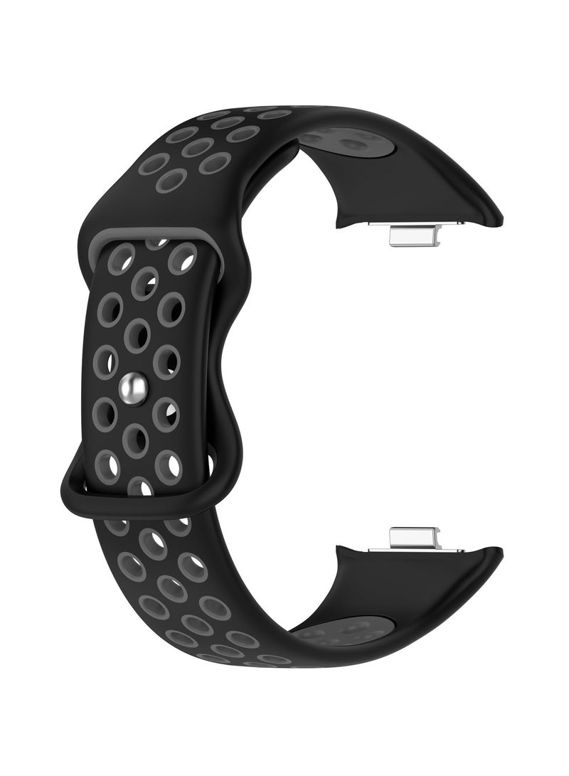 Compatible with Redmi Watch 4/Xiaomi Smart Band 8 Pro Bands Soft And Durable Band Smart Watch Accessories (Black) - Image 3
