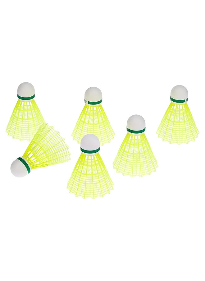 Yonex Mavis 200I Nylon Shuttle Cock, Pack Of 6 Yellow, Medium  - Image 2