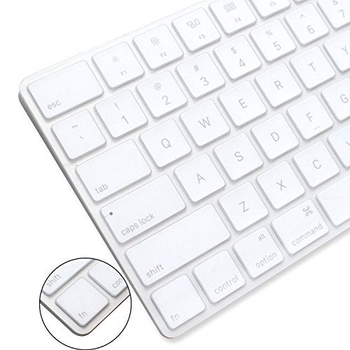 ProElife Ultra Thin Silicone Keyboard Protector Cover Skin for Apple Magic Keyboard & Magic Keyboard 2 (U.S Version, Model: MLA22L/A-A1644, Without Numeric Keypad) (Transparent) - Image 3