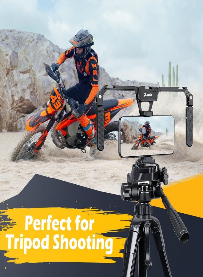 zeadio Smartphone Stabilizer Grip Aluminum Alloy Foldable Phone Video Rig - Image 3